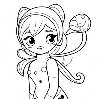 Miraculous Ladybug Coloring Page 3218-2626