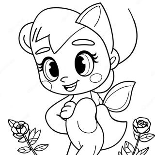 Amy Rose Coloring Page 321-258