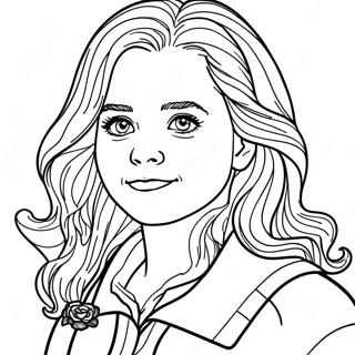 Hermione Granger Realistic Coloring Page 32219-16672