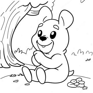 Winnie The Pooh Rabbit Coloring Page 32229-16680