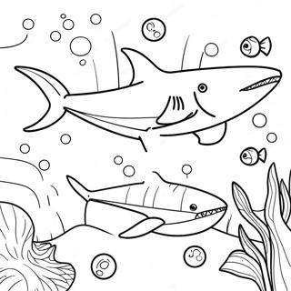 Shark Adventures Coloring Page 32259-16702