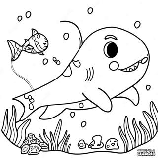 Shark Adventures Coloring Page 32259-16704