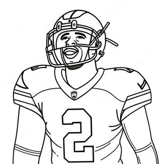 Jalen Hurts Coloring Page 32269-16711