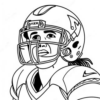 Jalen Hurts Coloring Page 32269-16712