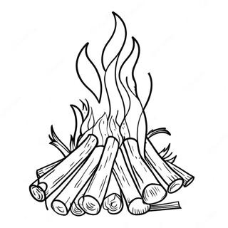 Lag Baomer Bonfire Coloring Page 32290-16730