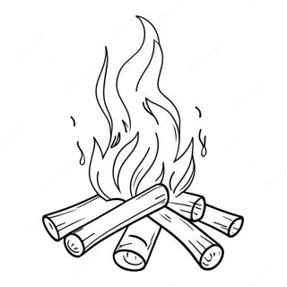 Lag Baomer Bonfire Coloring Page 32290-16732