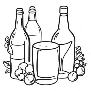 Alcohol Markers Coloring Page 32319-16751