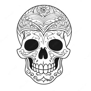 Skull Tattoo Coloring Page 32329-16759