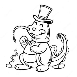 Alice In Wonderland Caterpillar Smoking Hookah Coloring Page 32339-16767