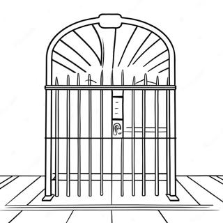 Prison Bars Coloring Page 32359-16784