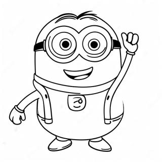 Kevin Minion Coloring Page 32389-16806