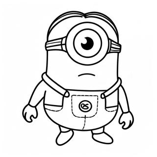 Kevin Minion Coloring Page 32389-16807