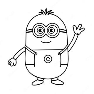 Kevin Minion Coloring Page 32389-16808