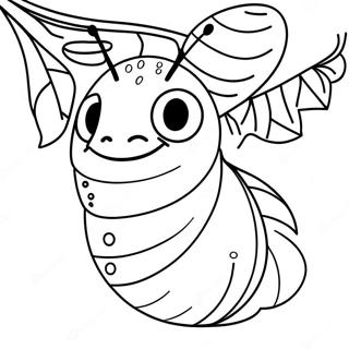 Larva Coloring Page 32460-16855