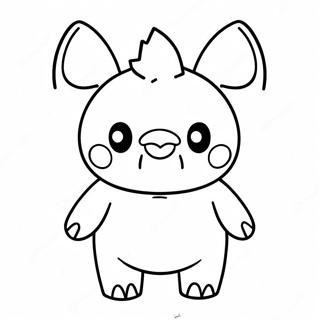 Creepy Roblox Piggy Character Coloring Page 32471-16867