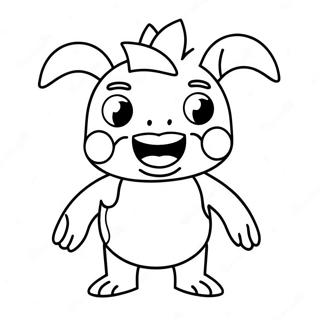 Creepy Roblox Piggy Character Coloring Page 32471-16868