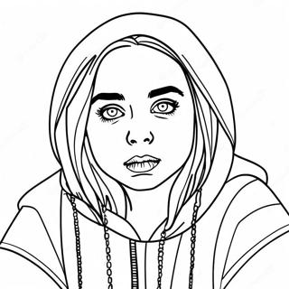 Billie Eilish Coloring Pages