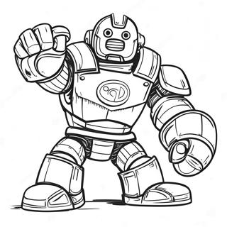 Real Steel Coloring Page 32500-16886