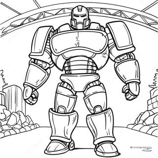 Real Steel Coloring Page 32500-16887