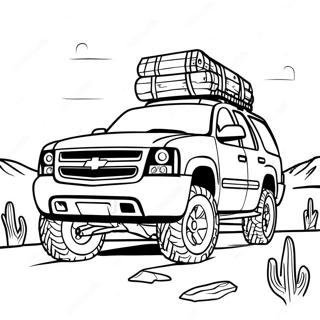 Chevy Tahoe Coloring Pages