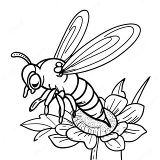 Pollinator Coloring Page 32541-16911