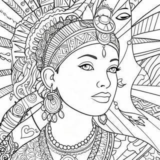 Diverse Cultures Coloring Page 32552-16923