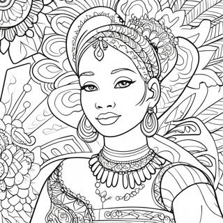 Diverse Cultures Coloring Page 32552-16924