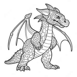 Ender Dragon Coloring Page 3258-2658