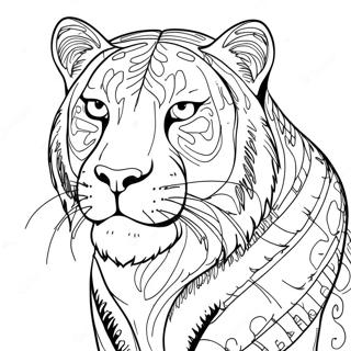 Big Cat Coloring Page 32611-16968