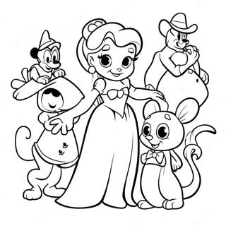 Classic Disney Characters Coloring Page 32632-16986