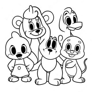 Classic Disney Characters Coloring Page 32632-16987