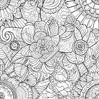 Intricate Tessellation Patterns Coloring Page 32682-17026