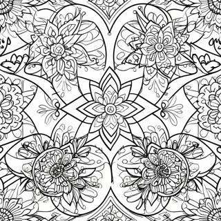 Intricate Tessellation Patterns Coloring Page 32682-17027