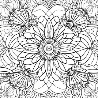 Intricate Tessellation Patterns Coloring Page 32682-17028