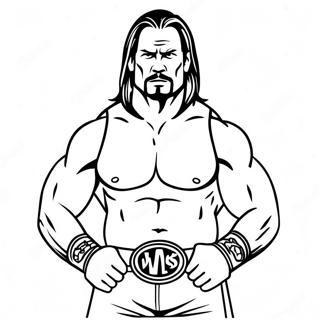 Wwe Coloring Page 3268-2665