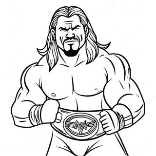 Wwe Coloring Page 3268-2666