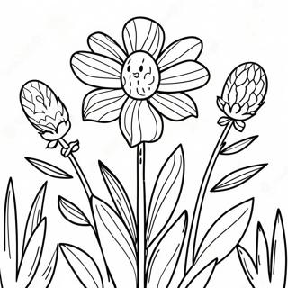 Lavender Flower Coloring Page 32691-17030