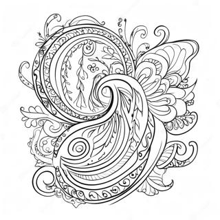 Calligraphy Practice Coloring Page 32751-17080