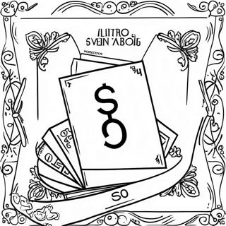 Monopoly Money Coloring Page 32762-17091