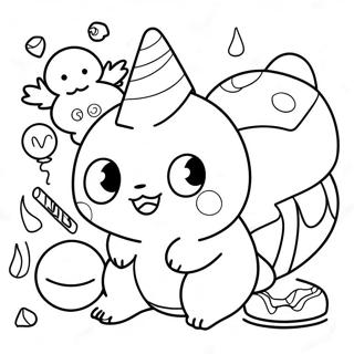 Pokemon Happy Birthday Coloring Page 32771-17094