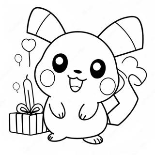 Pokemon Happy Birthday Coloring Page 32771-17096