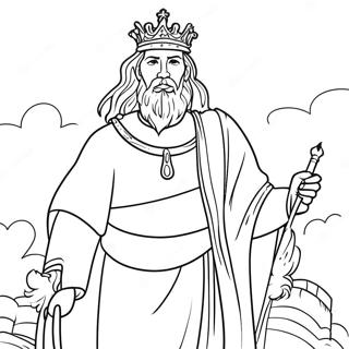 King Solomon Coloring Pages