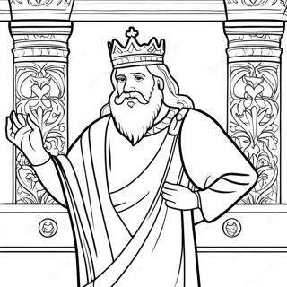 King Solomon Coloring Page 32791-17111