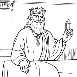 King Solomon Coloring Page 32791-17112