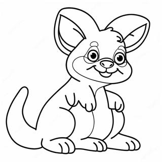 Kanga And Roo Coloring Pages