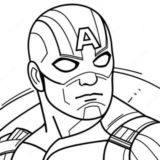 Captain America Civil War Coloring Page 32851-17158