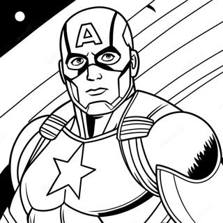 Captain America Civil War Coloring Page 32851-17159