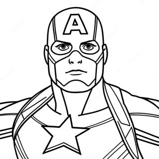 Captain America Civil War Coloring Page 32851-17160