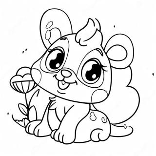 Cute Baby Disney Characters Coloring Page 32872-17180