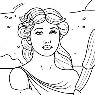 Aphrodite Coloring Pages